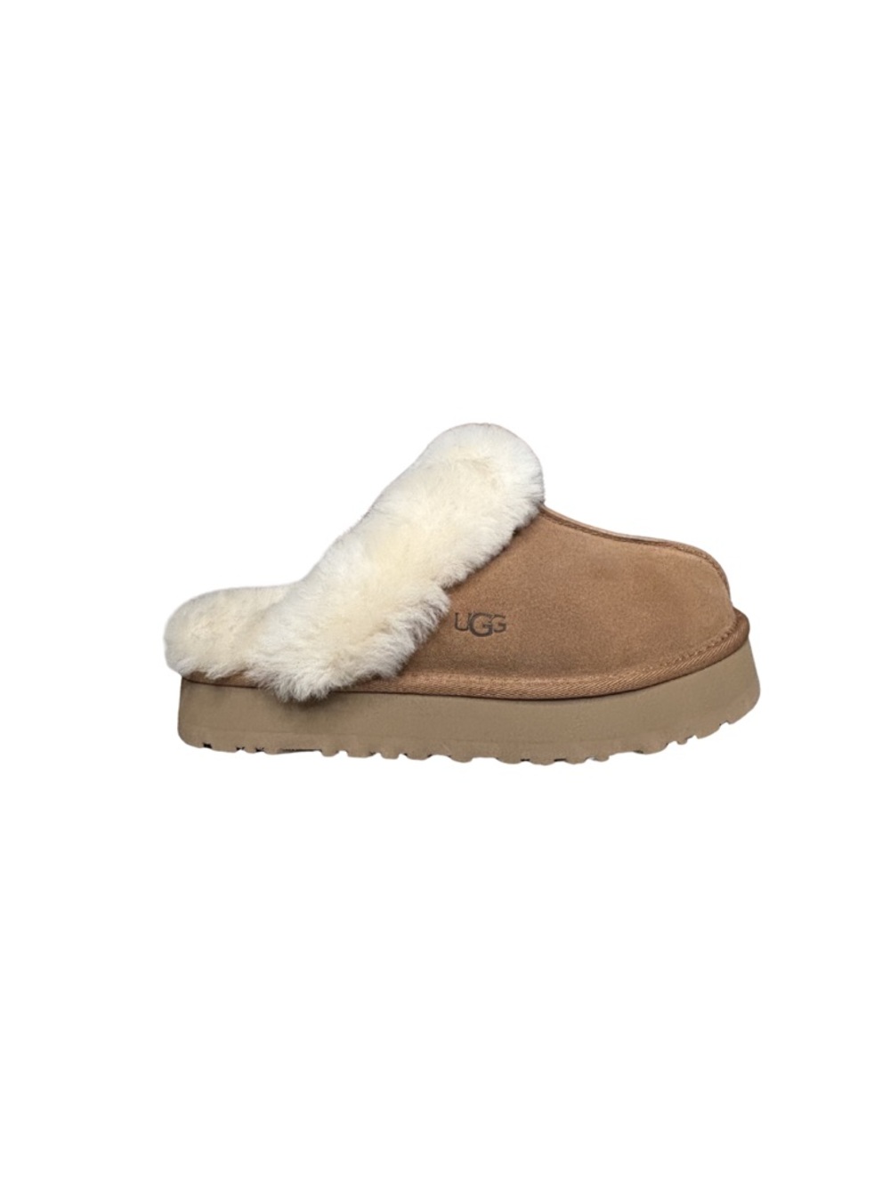FINAL SALE 🚨 ‼️ UGG Chestnut Suede Sheepskin Slide